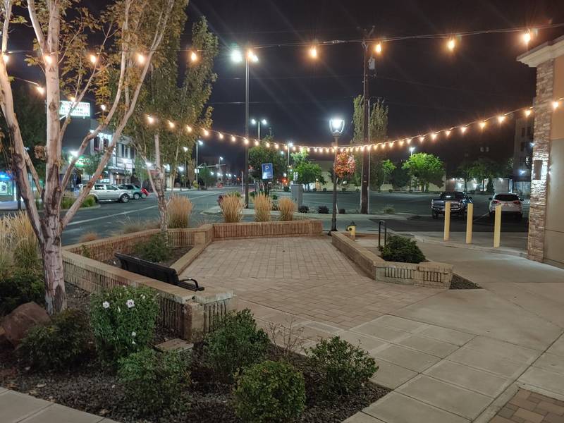 Decorative Lighting and Other Improvements to Second Street Parklet