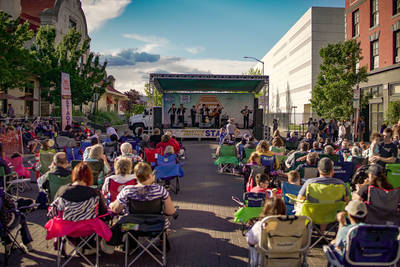 Downtown Summer Nights Photo